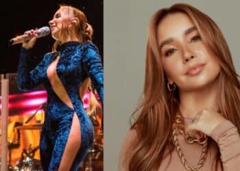 La cantante Paola Jara no lleva ropa interior en sus presentaciones. Estas fotos causaron revuelo