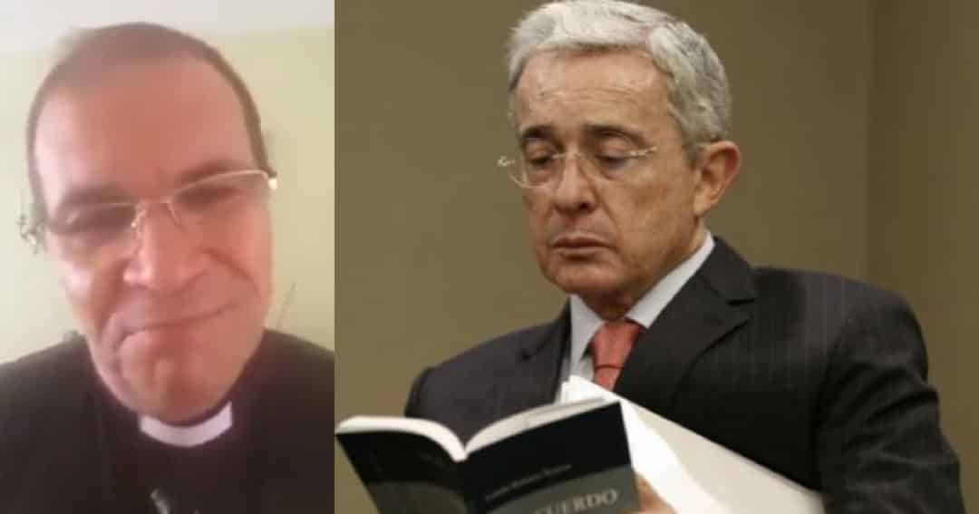 "Tengo amistad con sacerdotes equilibrados, no incendiarios": Uribe por video de cura que le dijo malévolo