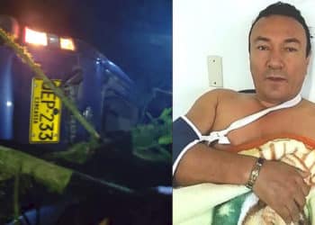 Querido cantante de música popular por poco pierde la vida al rodar su vehículo por un abismo