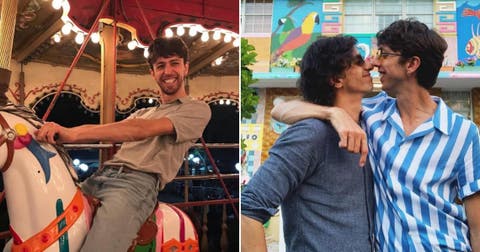 El cantante Esteman presentó a su novio Jorge Caballero, con quien vive un “amor libre”