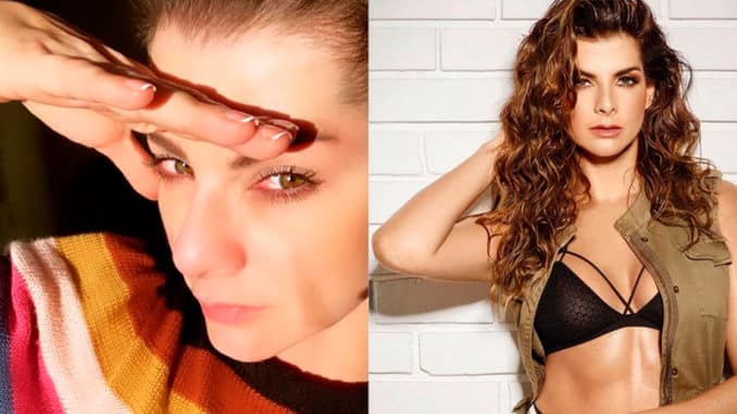 Carolina Cruz modeló una lencería roja con transparencias y la tildaron de “mostrona”