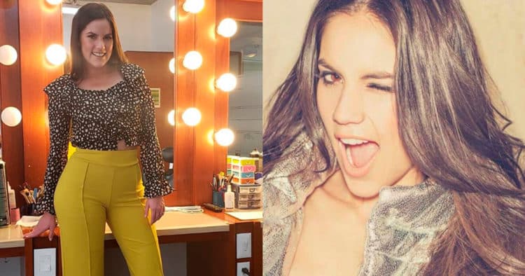 En ropa deportiva, Lina Palma dejó ver su flexibilidad al hacer pilates