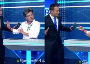 “No vengas con tonterías”: Se le van encima a Claudia López por pelear con Juan Diego Alvira