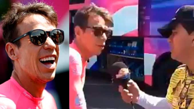 La braveada cómica de Rigo a un periodista colombiano