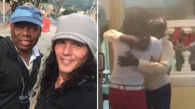 ¿Ahí pasa algo? Los agarrones de Caremonja al papá del Tino en acaramelado baile
