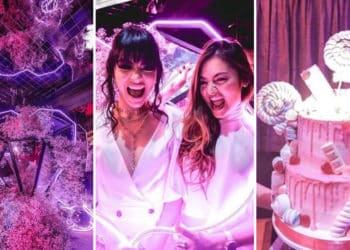 El lujo hecho fiesta: La rumba de cumpleaños neón y con DJ de Majo y Yury Vargas