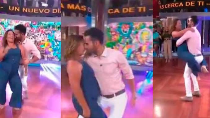 Qué calor: El baile de Fabián Ríos y Adamari López que se iba saliendo de control