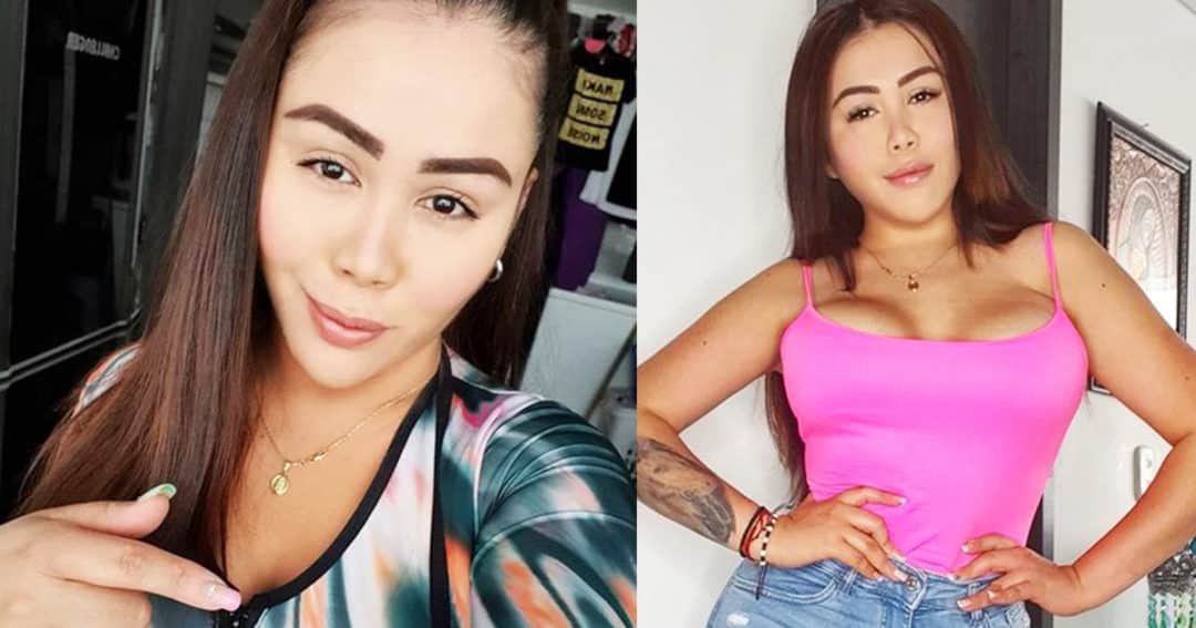 En una pijama de seda, Yina Calderón lució su cuerpo después de las operaciones