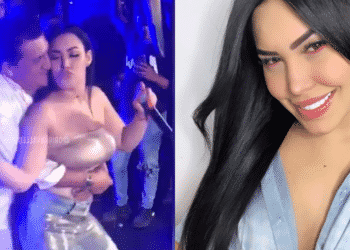 Ana del Castillo volvió a dar de qué hablar, ahora se besó con Poncho Zuleta en pleno concierto