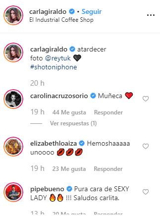 Comentarios a Carla Giraldo