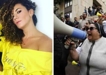 "Yo también soy monja": la atrevida foto con la que Andrea Guzmán se ríe de "monja uribista"