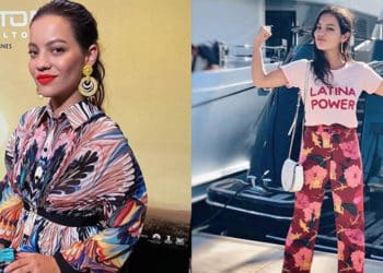 De lujo: Natalia Reyes cabalgando en el mar