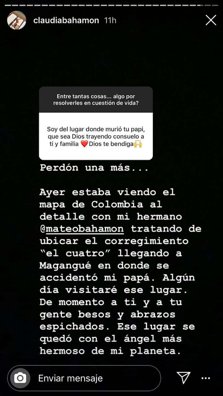 Pantallazo Claudia