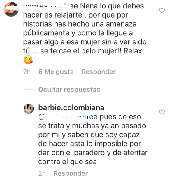 Imitadora de Amparo Grisales envía amenazas a María Auxilio Vélez