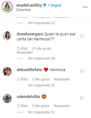 Comentarios a Ana del Castillo por foto en paños menores