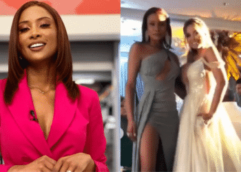 Diana Mina se robó el show en la boda de Melissa Martínez, presentando con su estilo particular