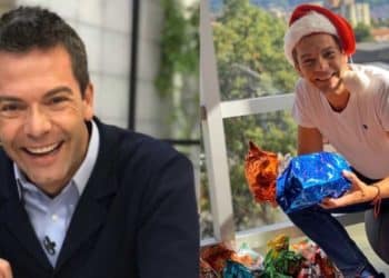 Iván Lalinde llevó regalos a niños con enfermedades
