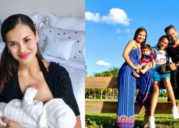 Yuly Ferreira mostró su abdomen después del embarazo