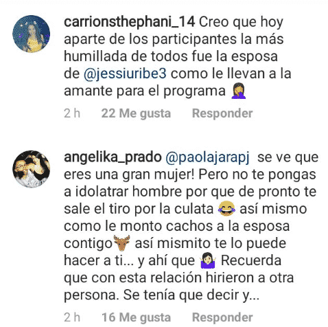 Amparo Grisales le hacía indirectas a Jessi Uribe al ver a Paola Jara