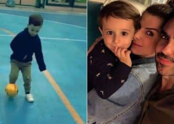 Lincoln Palomeque se sorprendió con el talento de Matías para jugar fútbol