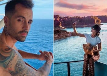 Greeicy Rendón y Mike Bahía presumieron su lujosa lancha con cojinería de lujo