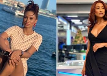 Diana Mina lució un brillante vestido estilo Kardashian