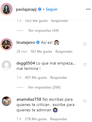 Comentarios a Paola Jara por mensaje contundente en bikini