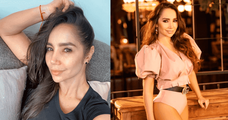 Paola Jara dio la espalda ligera de ropa para mandar a la porra a los que se meten en su vida