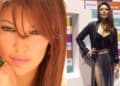 Natalia Durán se puso ajustado top para nadar en el mar