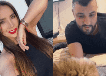 Cuestionan a Paola Jara por video en el que aparece con otro hombre en la cama