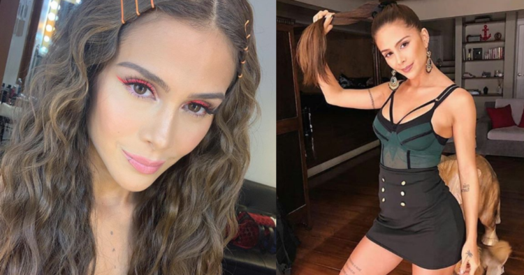 “No combina”: La pinta colorida y brillante de Greeicy en 'A otro nivel' que no gustó