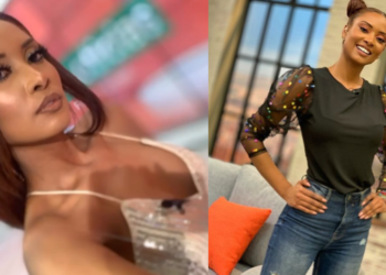 Con metro en mano y en ropa interior, Diana Mina presumió lo pequeña que es su cintura