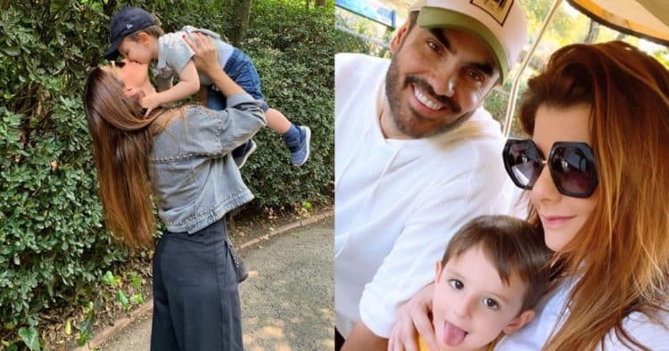 Para entretenerlo, Carolina Cruz sacó a su hijo a pasear en plena cuarentena, ¿era necesario?