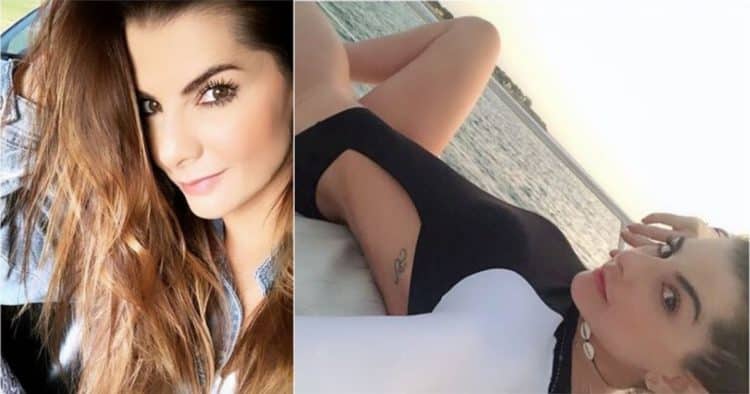 Nueva moda: Las cadenas que Carolina Cruz le puso al vestido de baño para resaltar las caderas