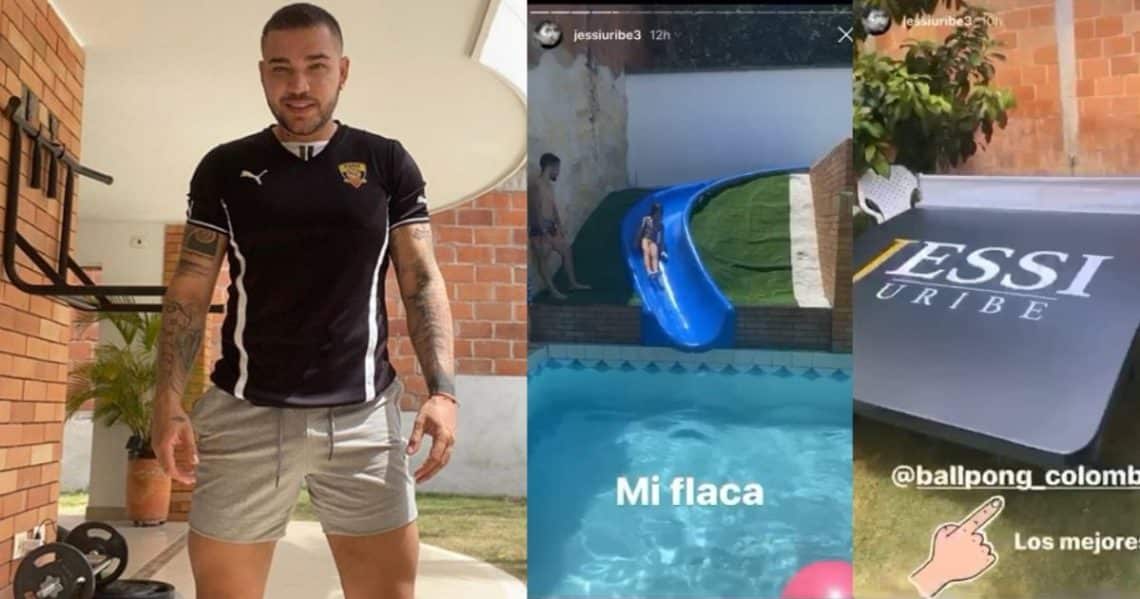 Tobogán, cancha de tenis y gimnasio: Los lujos de la nueva casa de Jessi Uribe en Bucaramanga