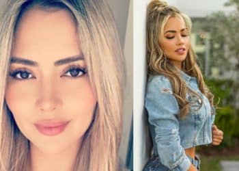 Hanna, la cantante que relacionaron con Iván Calderón, lució su figura en hilo fucsia
