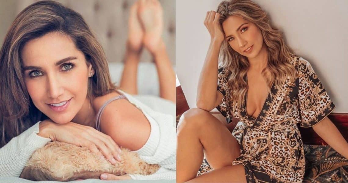 La presentadora Adriana Betancur se dio la vuelta en body y mostró sus cachetes