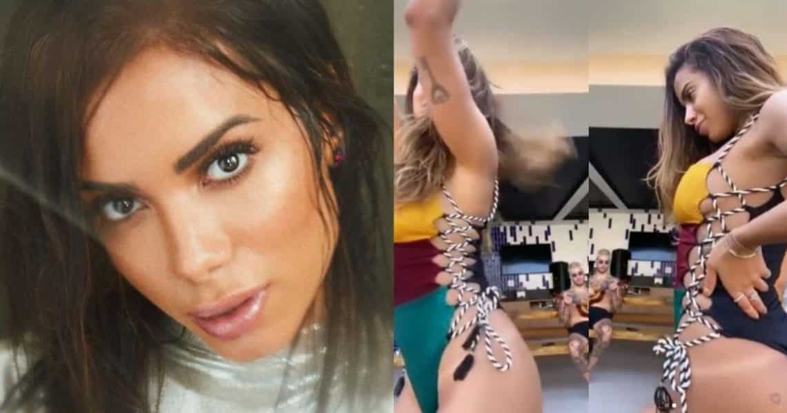 Anitta quebró su cintura en hilo y mostró su voluptuosa cola muy de cerca