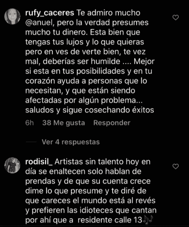“Soy la hostia”: Anuel pidió que los describieran en una palabra y los comentarios dan risa