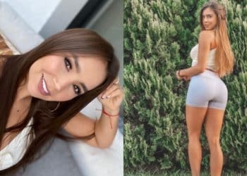 Empinada y todo: Paola Jara lució su línea deportiva junto a modelo que le robó protagonismo