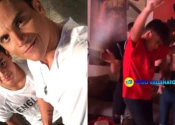 Hijo de Silvestre se enfiestó en concierto, ¿madurando biche?