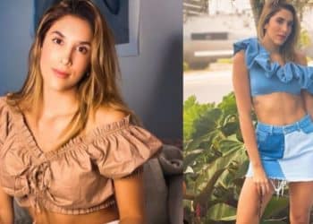 “Cosa divina”: Daniela Ospina se puso coqueta y exhibió lunares en las piernas