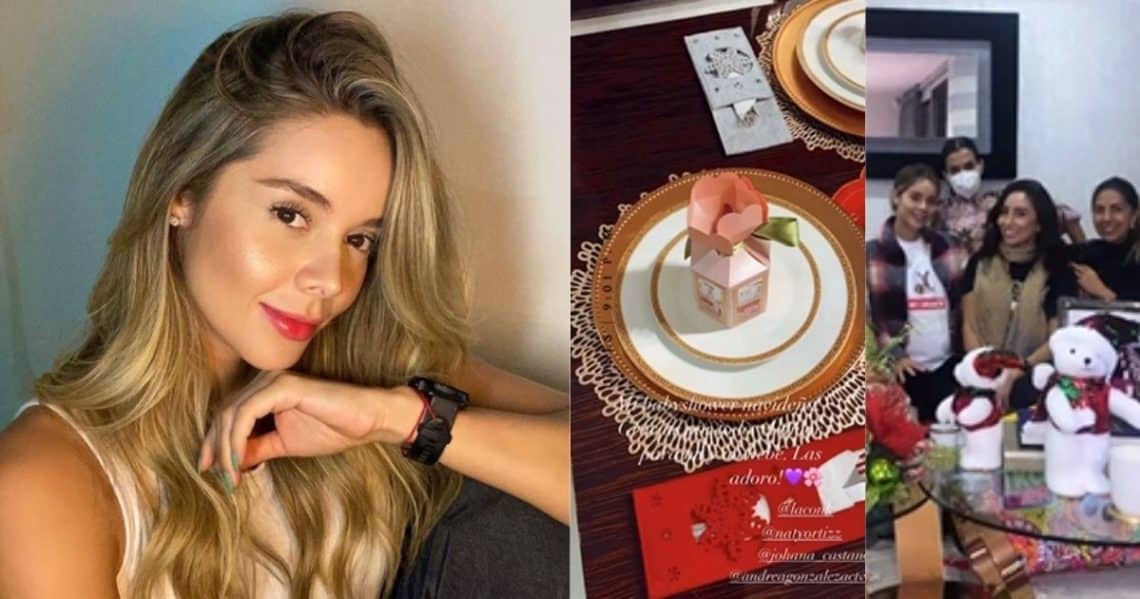 Alejandra Buitrago mostró su Baby Shower navideño