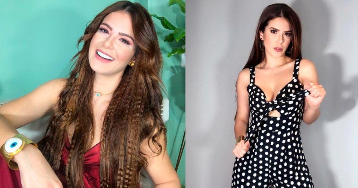 Johanna Yepes Iris en Protagonistas en viejo bikinazo y con la piel doradita