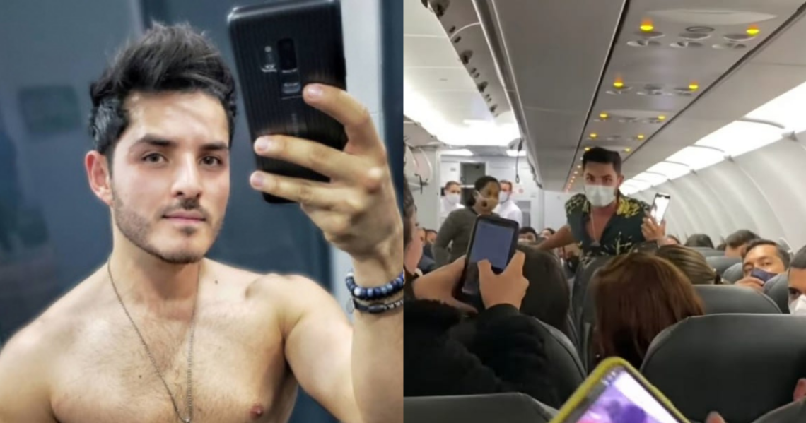 Juanse Quintero pasó vergüenza en un avión