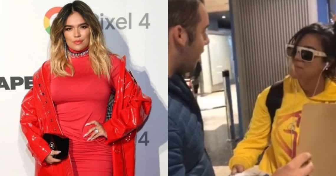 Karol G demostró humildad con joven que le dio regalo