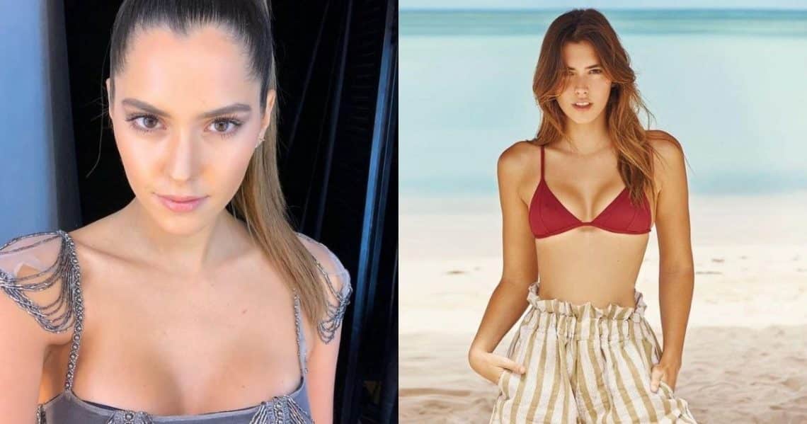 Paulina Vega chicaneó sus pechos firmes sin sostén