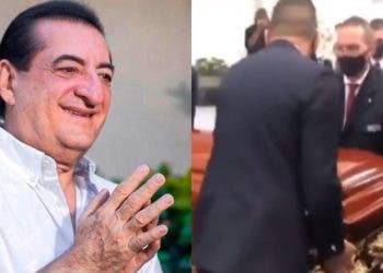 Jorge Oñate fue trasladado en lujosa carrosa fúnebre