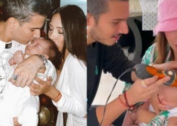 Luisa Fernanda W le cortó el cabello a Máximo