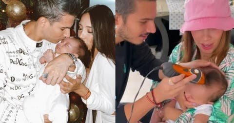 Luisa Fernanda W le cortó el cabello a Máximo